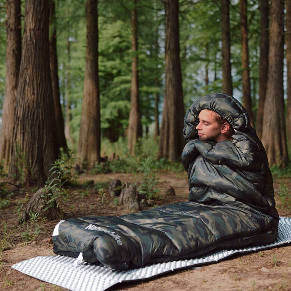 Спальник NATUREHIKE M320 Green Camouflage (CNK2350WS023) Сфера применения пешеходный туризм