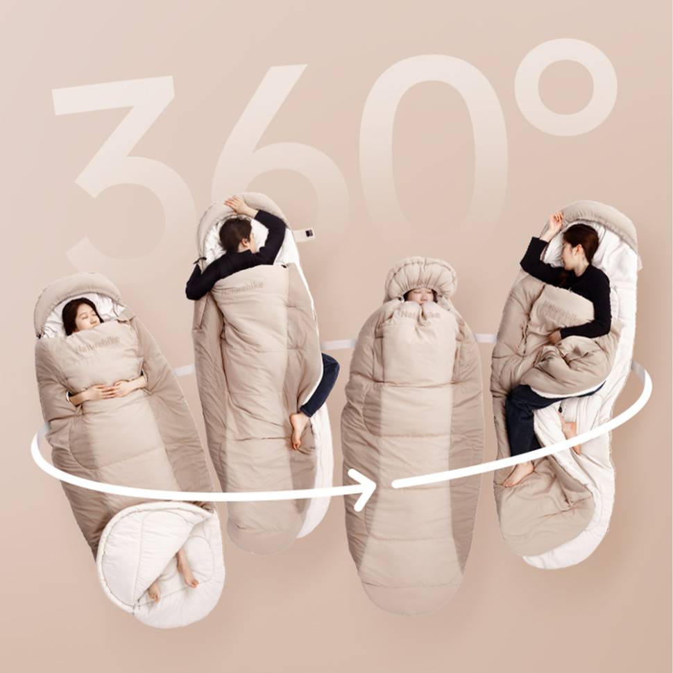 Спальник NATUREHIKE PS200 CNK2350WS026 Beige (6976507664226) Температурные режимы (мин/комфорт/макс) -4 / +5