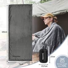 Вкладиш у спальний мішок NATUREHIKE CNK2450WS024 Gray (6975641883340)
