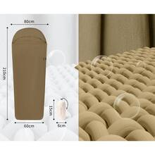 Вкладыш в спальный мешок NATUREHIKE CNH22SD016 Brown (6975641883647)