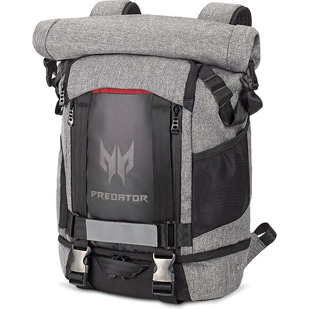 Рюкзак для ноутбук ACER PREDATOR GAMING ROLLTOP BACKPACK PBG6A0 GRAYBLACK (NP.BAG1A.255) Пол мужской