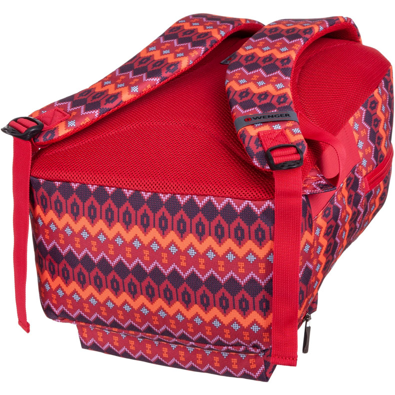 Зовнішній вигляд Рюкзак WENGER Colleague 16" Red Native Print (606471)