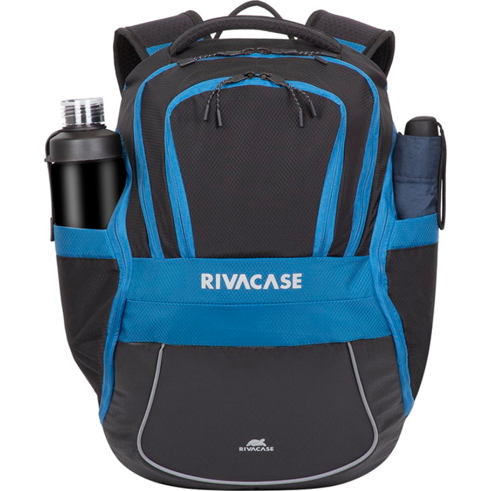 Рюкзак RIVACASE 5225 Black/blue Пол универсальный