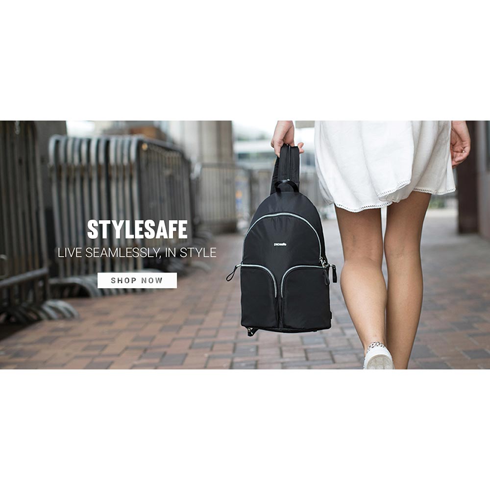 Огляд Рюкзак PACSAFE Stylesafe Sling Black (20605100)