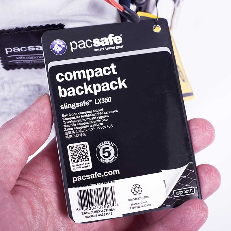 В Украине Рюкзак PACSAFE Slingsafe LX350 Grey (45331112)