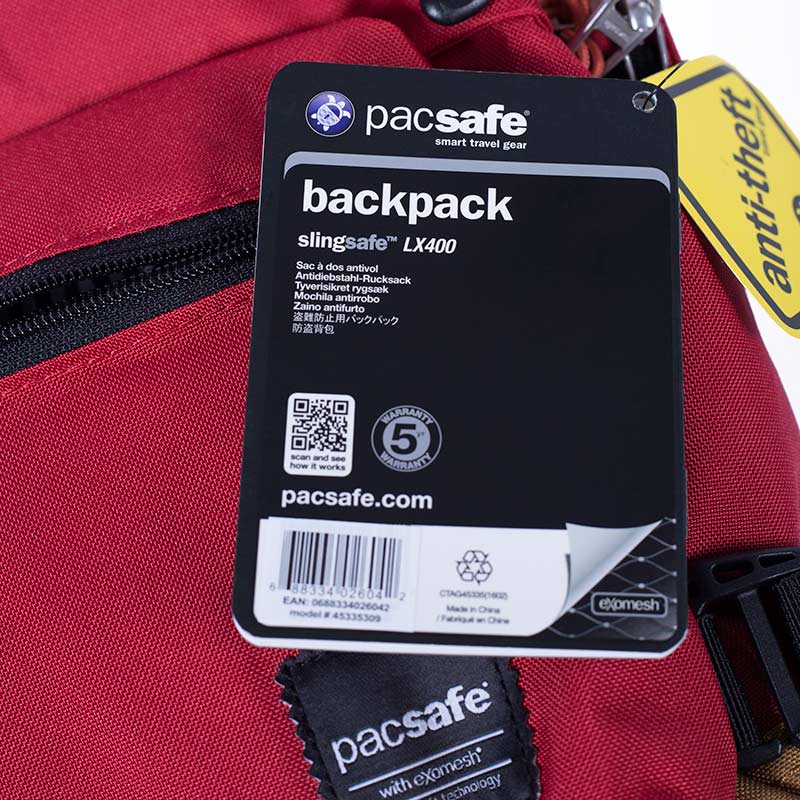 Заказать Рюкзак PACSAFE Slingsafe LX400 Red (45335309)