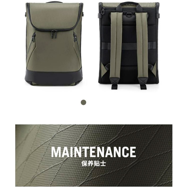 Рюкзак XIAOMI RunMi 90 Points FULL OPEN Business Travel Backpack Green Об’єм 18