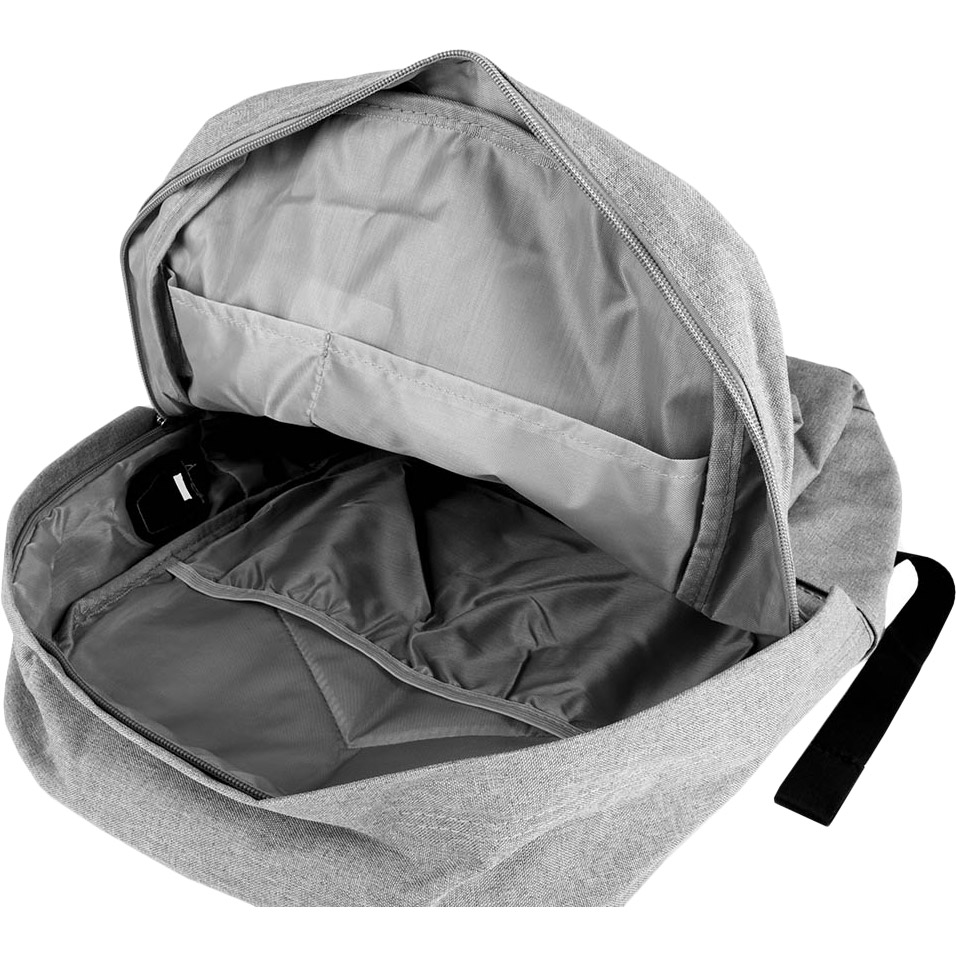 Рюкзак COLORWAY для ноутбука 15.6” Casual Grey (CW-BPC156-GR) Особливості відділення для ноутбука
