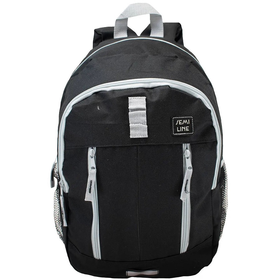 Рюкзак SEMI LINE 20 Black/White Elements (J4923-1)