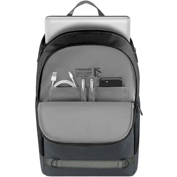 Зовнішній вигляд Рюкзак WENGER Next 24, Tyon 16" Black (653182)