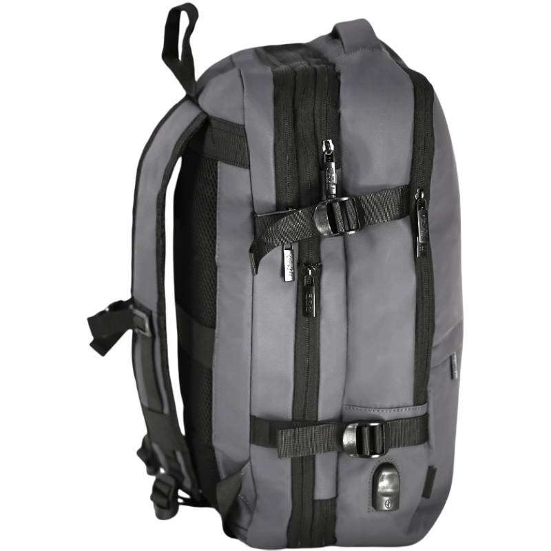 Рюкзак NIKIBO Journey 20-30л Grey (30012505-07) Матеріал метал