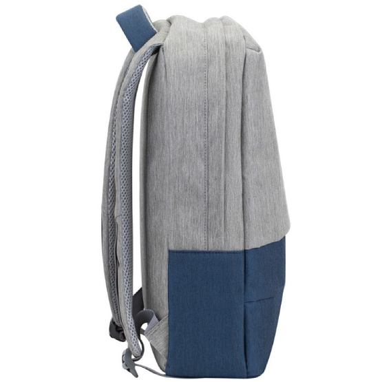 Рюкзак RIVACASE Prater 7562 Grey/Dark blue Рюкзак RIVACASE Prater 7562 Grey/Dark blue Діагональ екрану ноутбука 15.6
