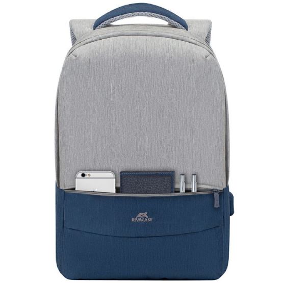 Рюкзак RIVACASE Prater 7562 Grey/Dark blue Покупка Рюкзак RIVACASE Prater 7562 Grey/Dark blue