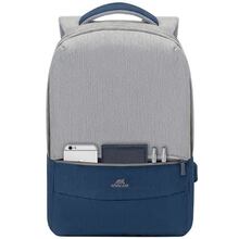 Рюкзак RIVACASE Prater 7562 Grey/Dark blue Рюкзак RIVACASE Prater 7562 Grey/Dark blue