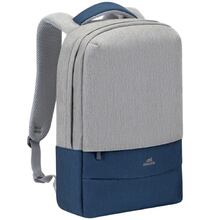 Рюкзак RIVACASE Prater 7562 Grey/Dark blue Рюкзак RIVACASE Prater 7562 Grey/Dark blue
