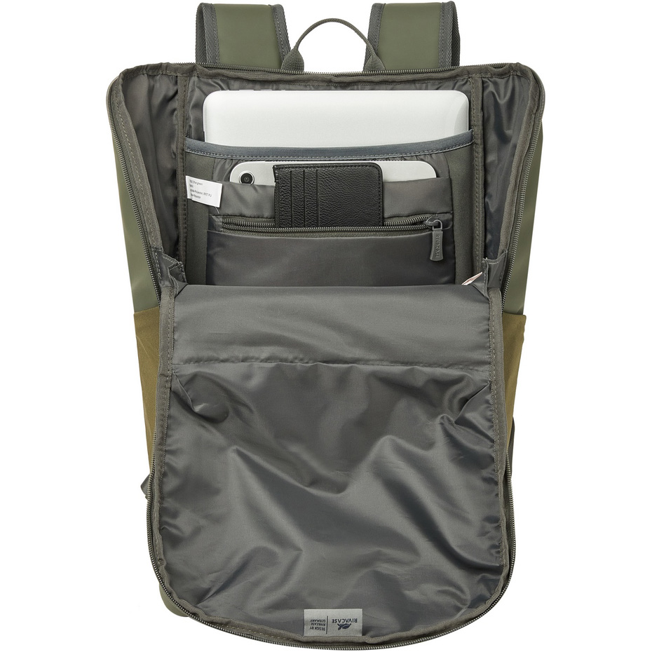В Фокстрот Рюкзак RIVACASE Eden 7856 Olive Green (7856 (Olive green))