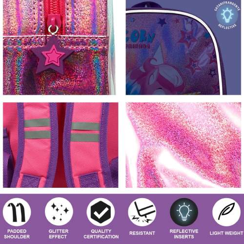 Внешний вид Рюкзак PERLETTI Kids Unicorn Mini Pink (P14114)