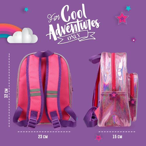 Рюкзак PERLETTI Kids Unicorn Pink (P14122) Оснащение ручка