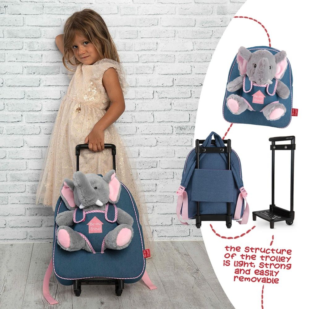 Рюкзак PERLETTI Toys Allie Elephant (P13033) Внешние размеры 32 x 28 x 11
