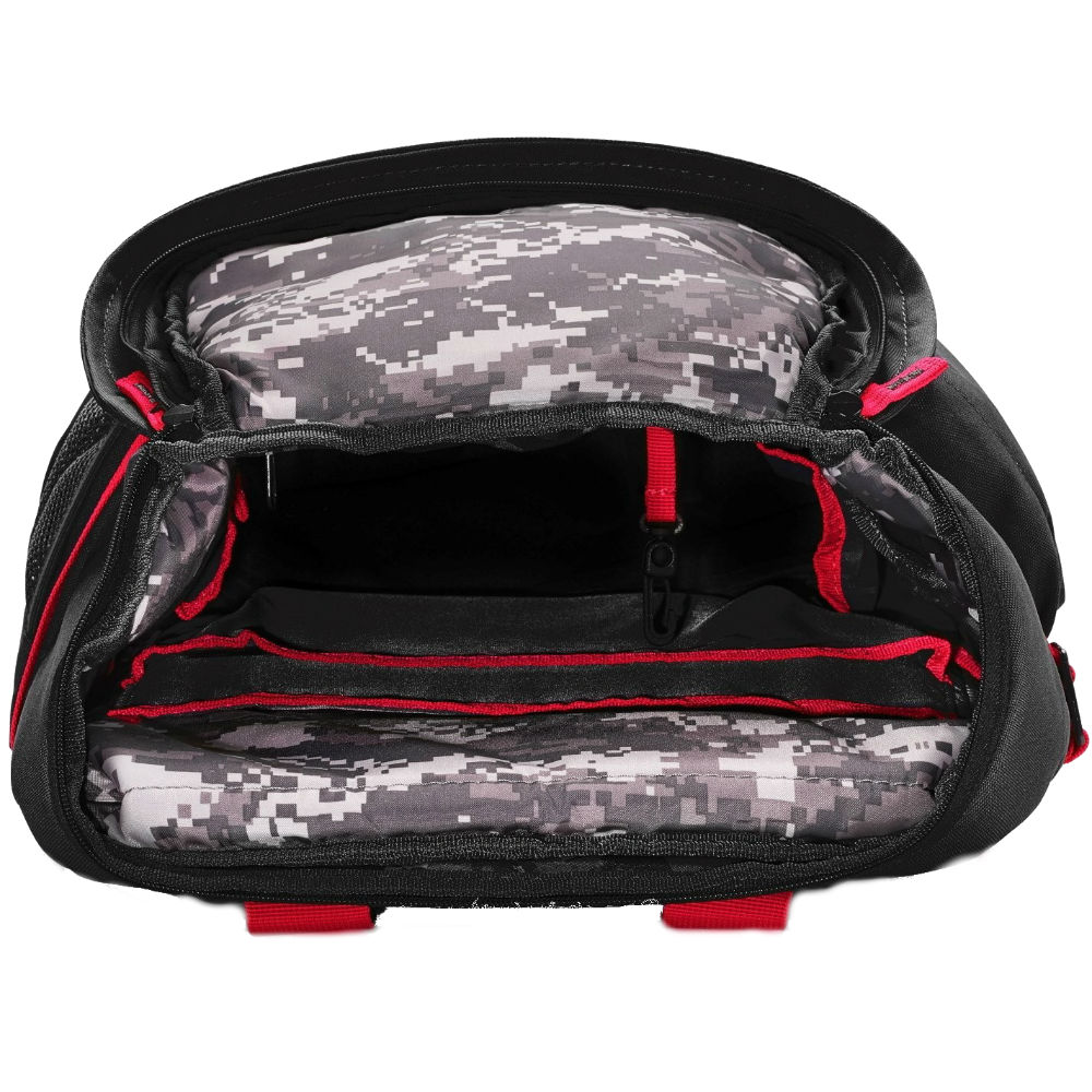 Зовнішній вигляд Рюкзак HP 15.6 Odyssey Sport Backpack black/red (X0R83AA)