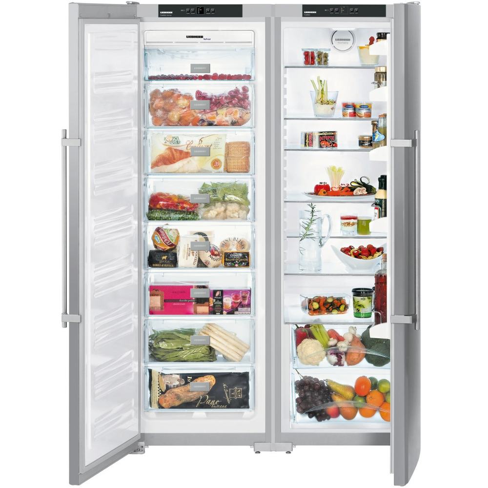 Холодильник LIEBHERR SBSESF7212 (SKesf 4240+SGNesf 3063) Морозильная камера боковое расположение