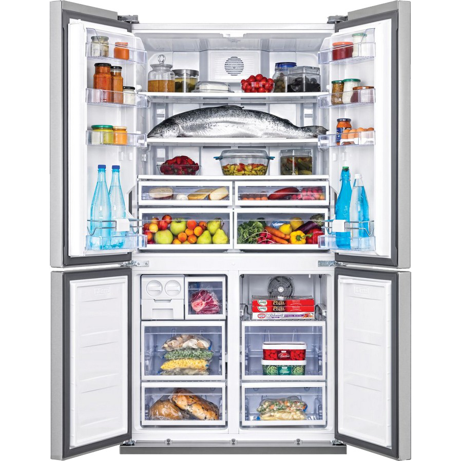 Холодильник BEKO GNE 114612 X Морозильна камера нижнє розташування