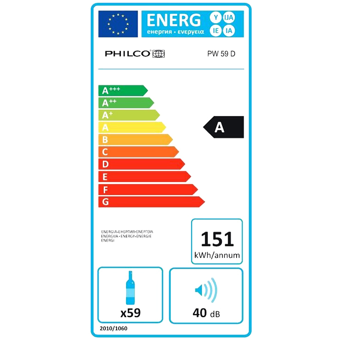 Внешний вид Винный шкаф PHILCO PW59D