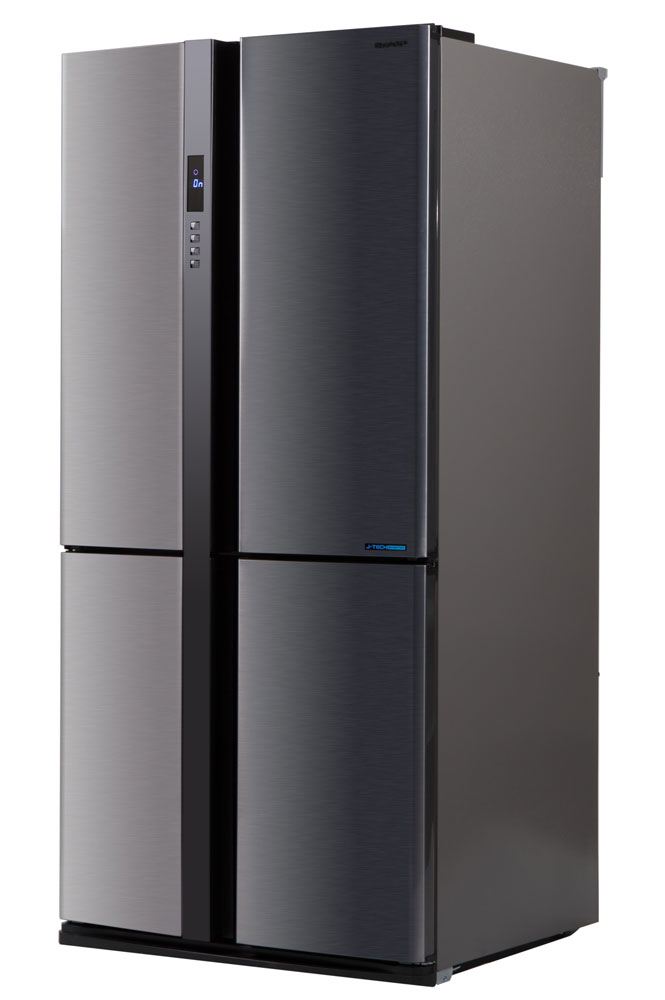 Холодильник SHARP SJ-EX820FSL Морозильная камера нижнее расположение