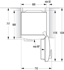 Холодильник GORENJE OBRB 153 BL (HTS2769F)