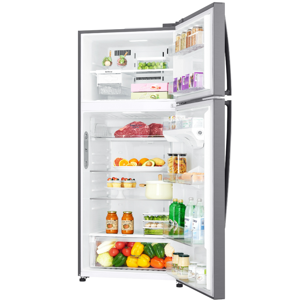 Холодильник LG GN-H702HMHZ Морозильна камера верхнє розташування