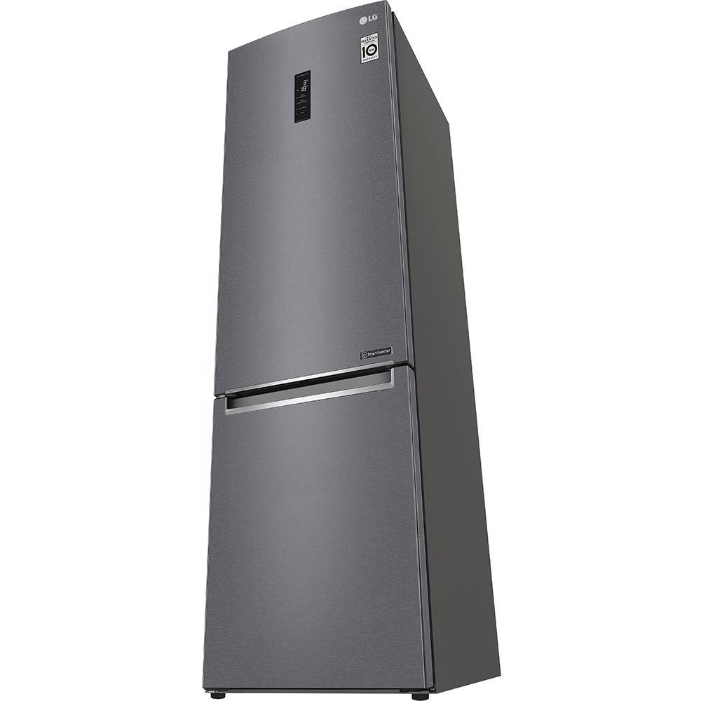 Холодильник LG GA-B509SLKM Графіт Морозильна камера нижнє розташування