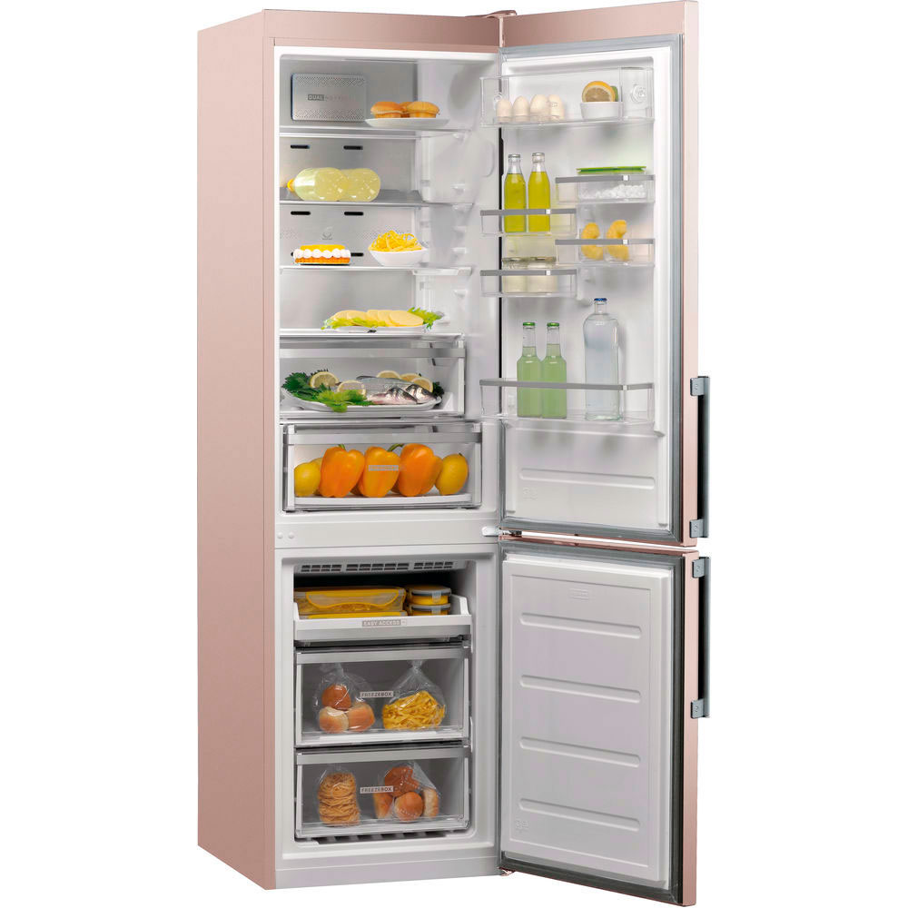 Холодильник WHIRLPOOL W9 931D B H Морозильная камера нижнее расположение