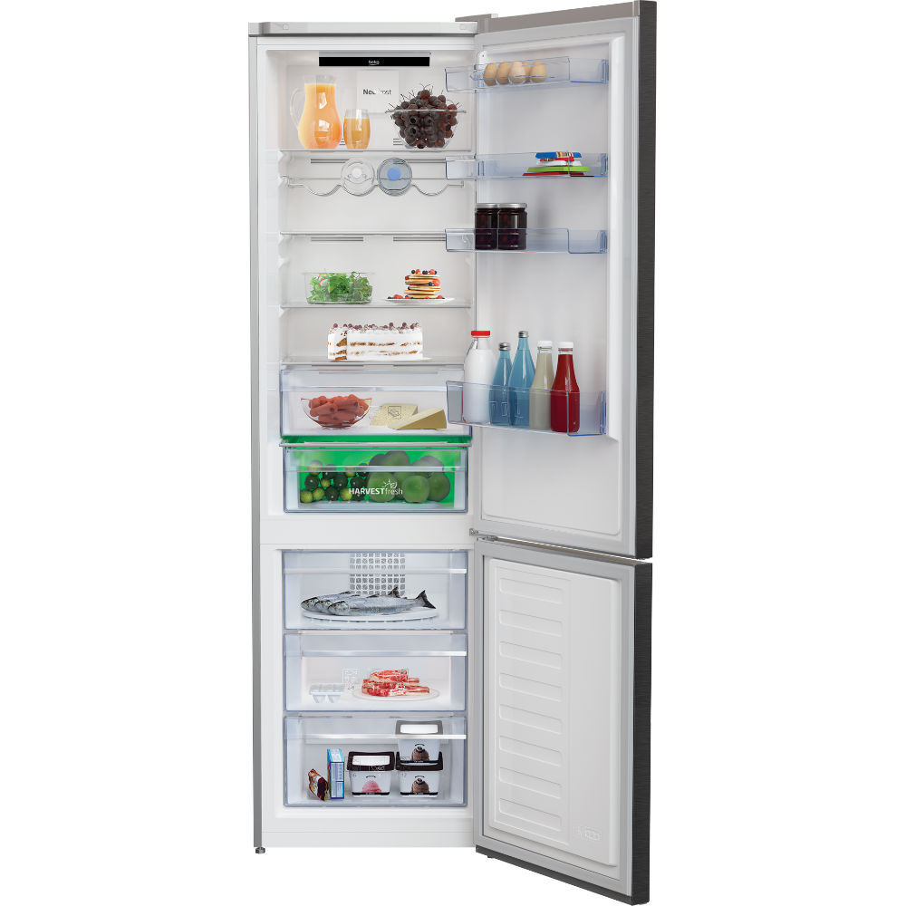 Холодильник BEKO RCNA406E35ZXBR Морозильна камера нижнє розташування