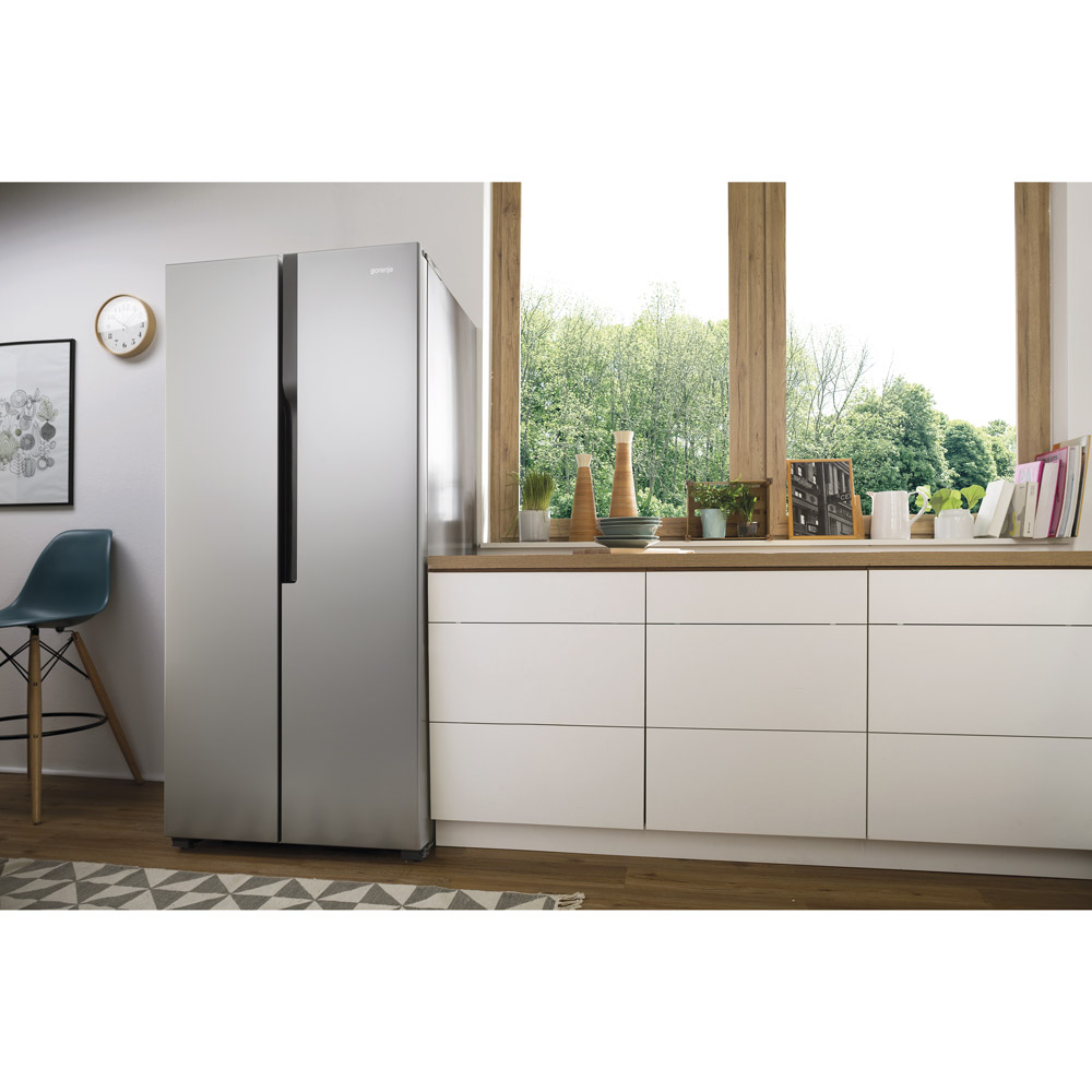 Холодильник GORENJE NRS8181KX Морозильна камера бічне розташування