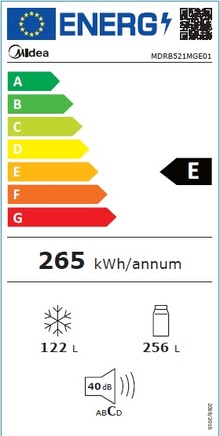 Холодильник MIDEA MDRB521MGE02