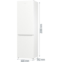 Холодильник GORENJE NRK6202EW4 (HZF3568SCD)