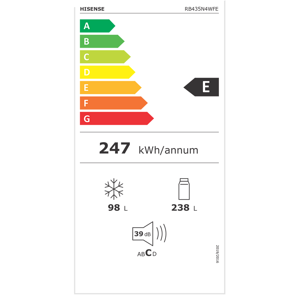 Внешний вид Холодильник HISENSE RB435N4WFE