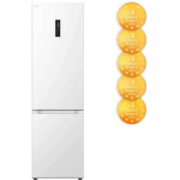 Холодильник LG GW-B509FVFW Тип холодильника двухкамерный