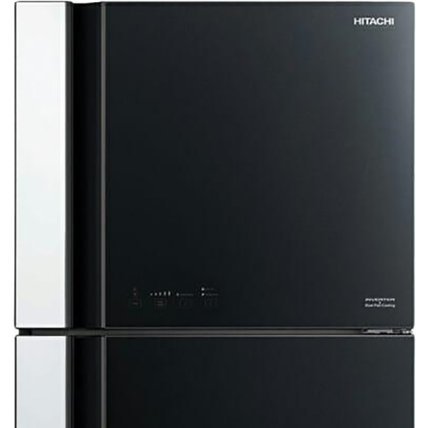 Холодильник HITACHI HRTN7489DFGBKCS Морозильная камера верхнее расположение
