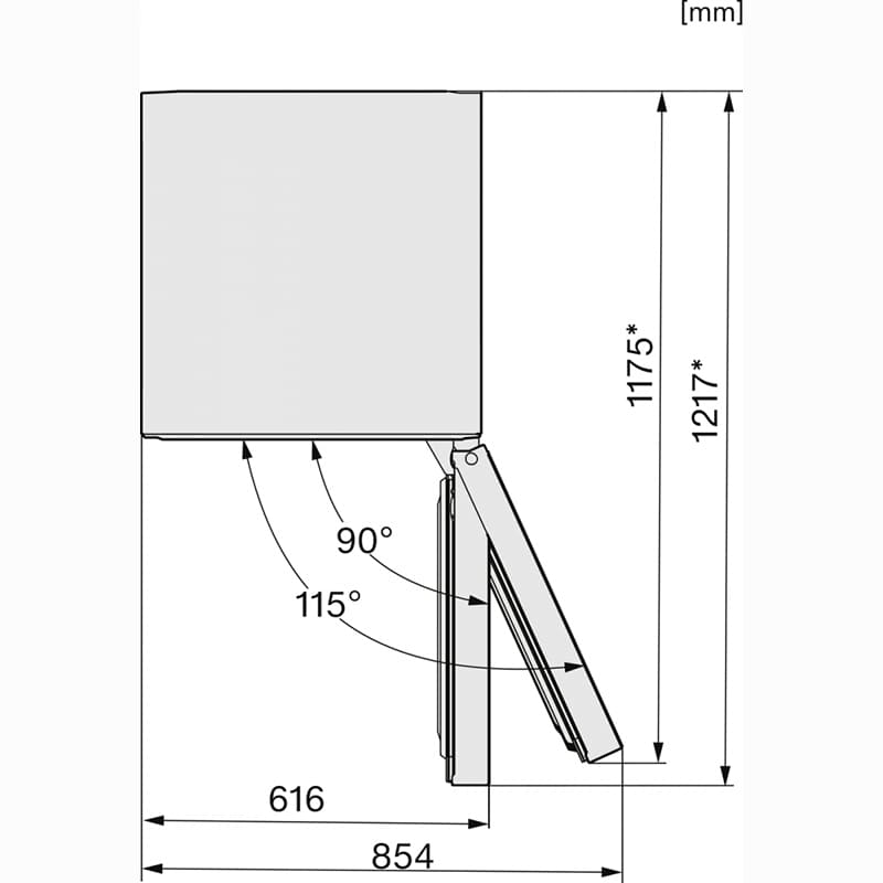 Внешний вид Холодильник MIELE KFN 4799 AD edt/cs