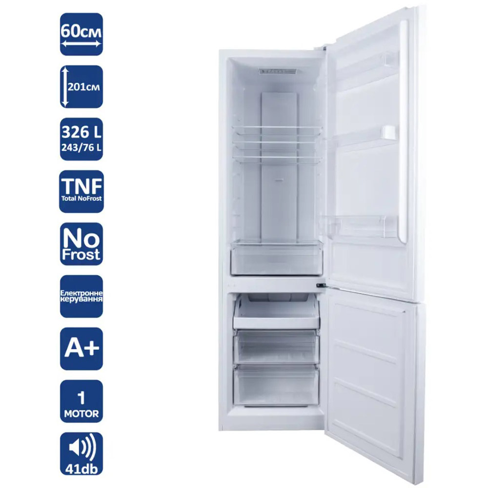 Покупка Холодильник VENTOLUX RF 201-326 TNF WH