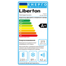 Холодильник LIBERTON LRD 186-324SH