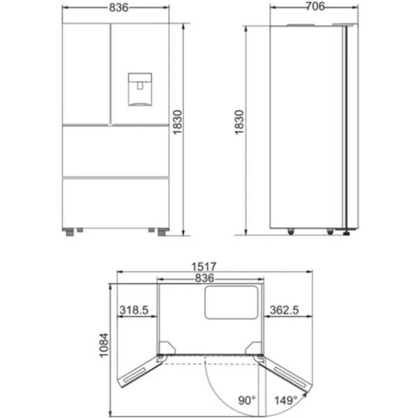 В интернет магазине Холодильник KAISER KS 80425 Em N
