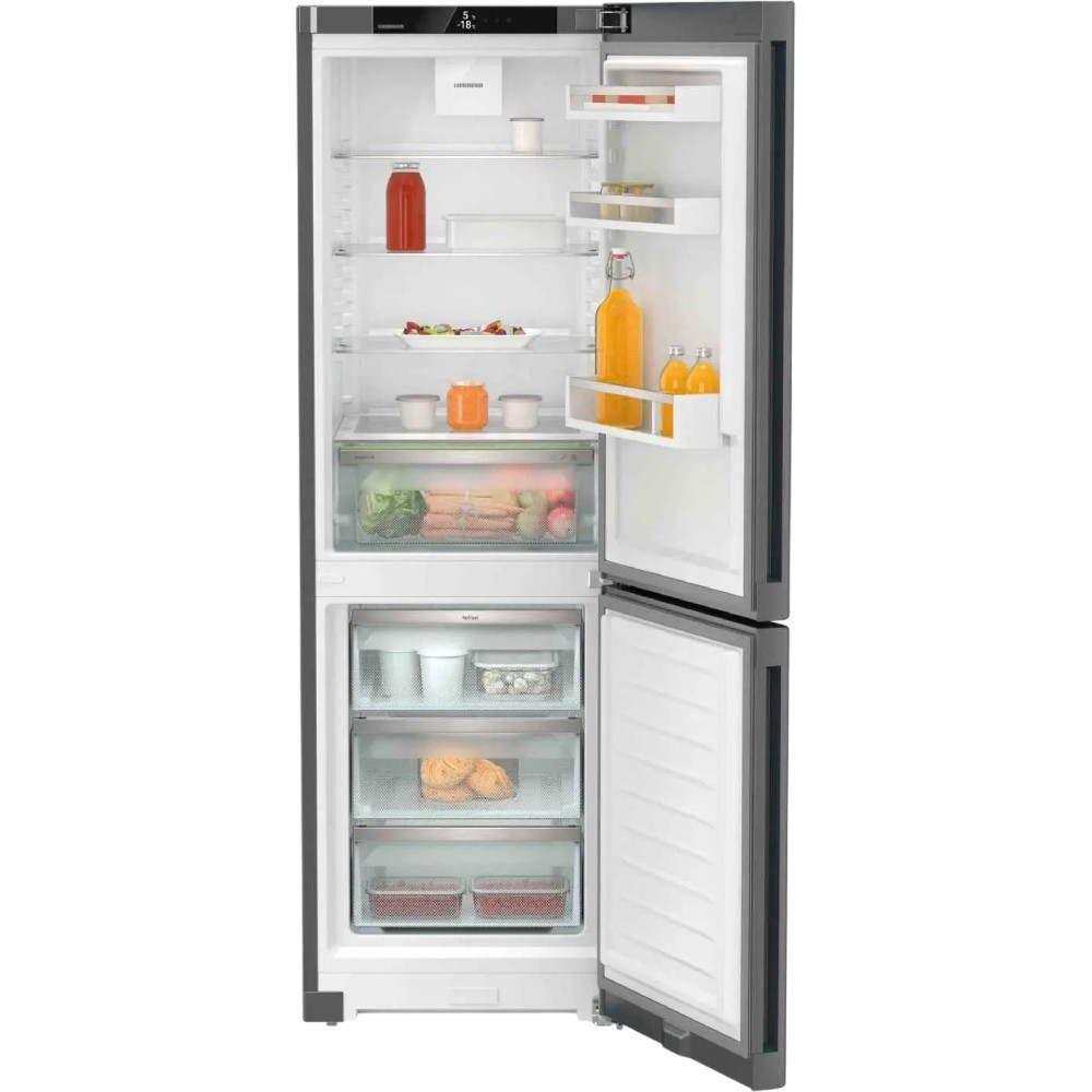 Холодильник LIEBHERR CNdgd 5203 Dark Grey Морозильна камера нижнє розташування