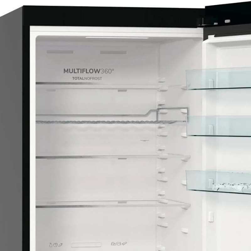 Холодильник GORENJE NRB620E61BX4WFE Морозильная камера нижнее расположение