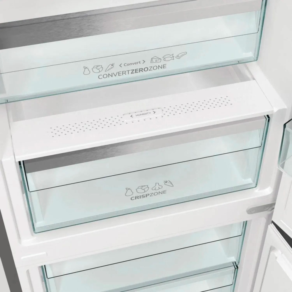 Холодильник GORENJE NRB620E61X4WFE Морозильная камера нижнее расположение