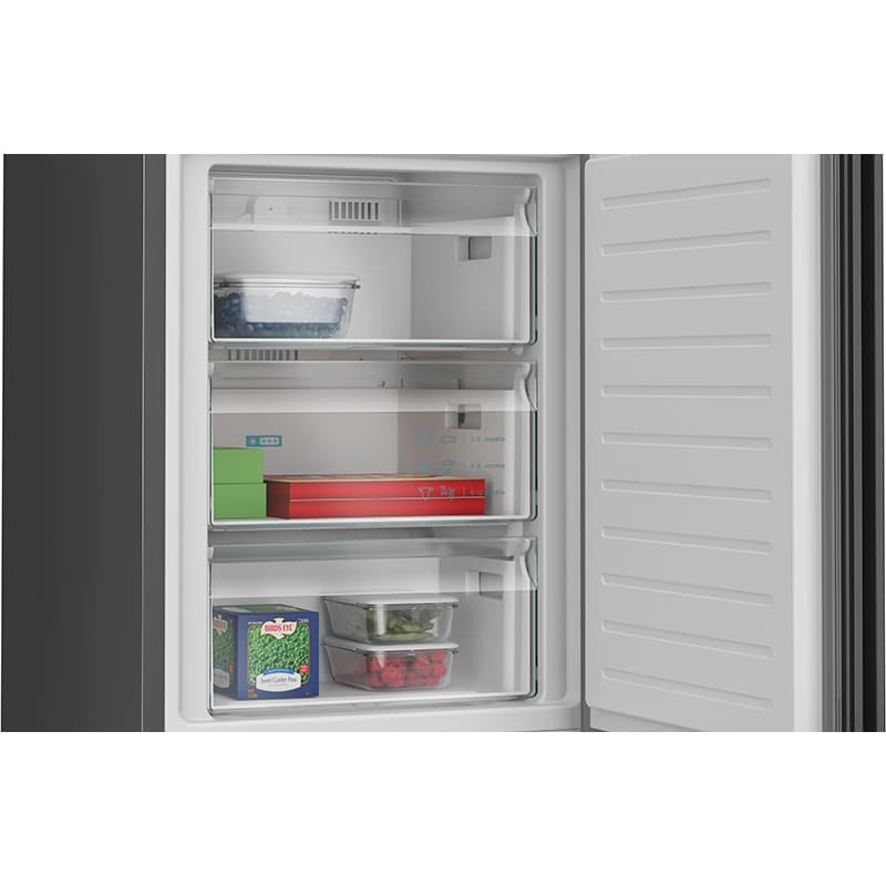 Холодильник SIEMENS iQ700 KG39NSBBF Морозильная камера нижнее расположение