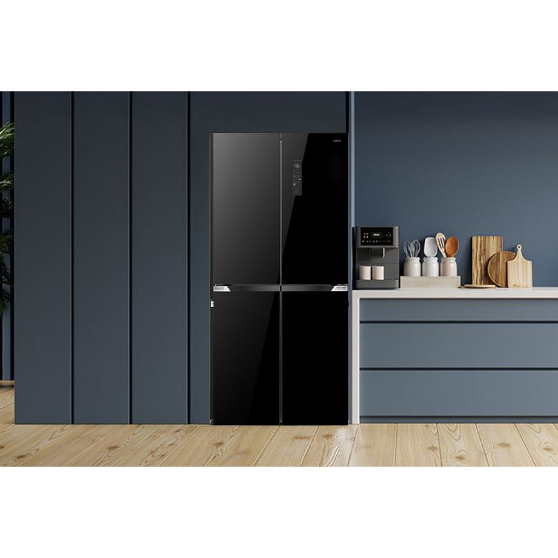 Холодильник MPM MPM-503-SSI-13/D Black Розморожування морозильної камери No Frost