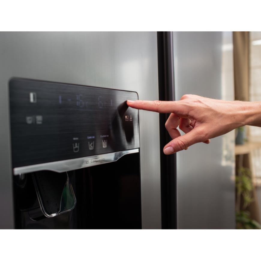 Холодильник MPM MPM-513-SBS-17M Inox Морозильная камера боковое расположение