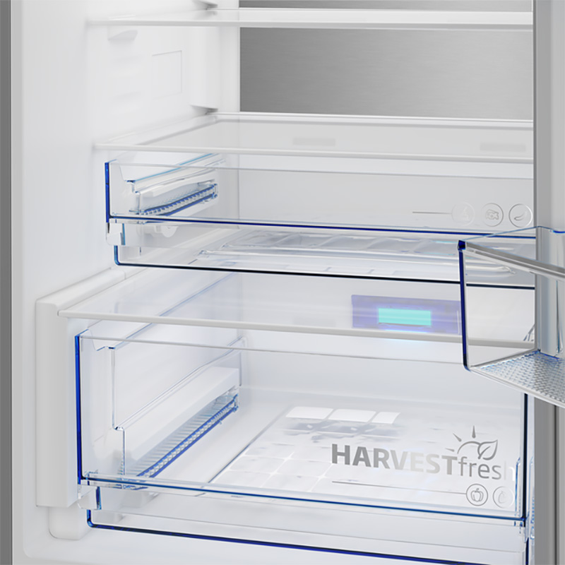 Холодильник BEKO B5RCNA416HXBW Морозильна камера нижнє розташування